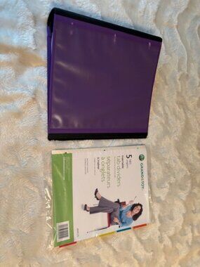 School Office Supplies Staples Purple Better Binder Grand & Toy Tab Dividers